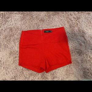 Red shorts